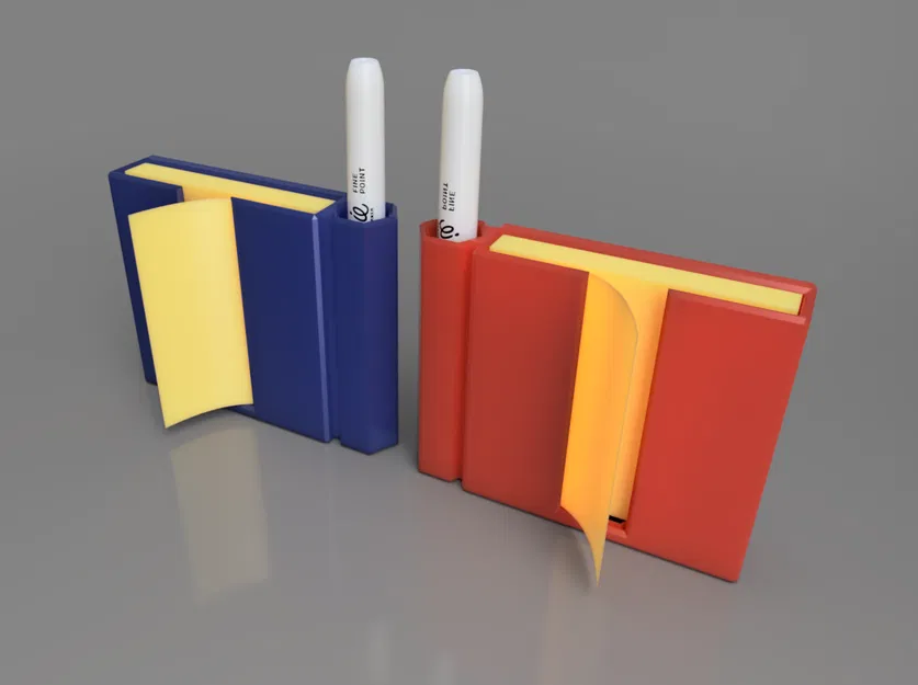 Nam châm tủ lạnh kẹp giấy ghi chú Z-type (pop-up) kèm chỗ để bút - Image 1