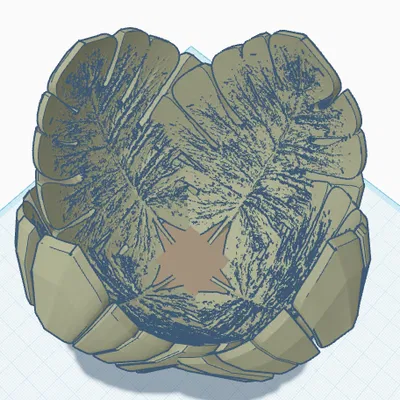 Hộp đựng hình lá Monstera (Monstera leaf bin)