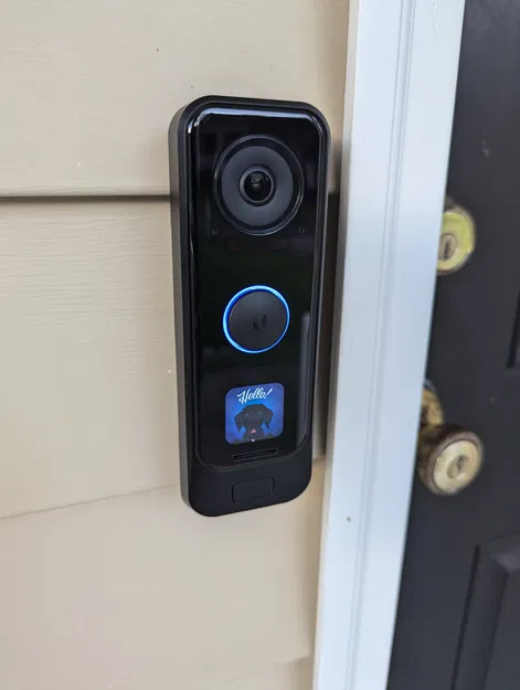 Giá đỡ Vinyl Siding cho Ubiquiti UniFi G4 Doorbell Pro - Image 1