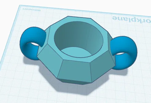 Chậu hoa / Ly (Cup) 2 quai - Image 1