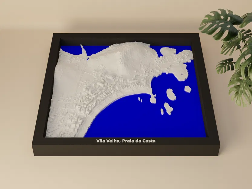 Mô hình thu nhỏ 3D Vila Velha, Praia da Costa, Brazil - Image 1