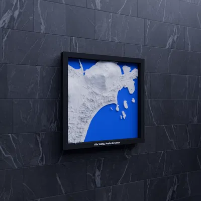 Mô hình thu nhỏ 3D Vila Velha, Praia da Costa, Brazil