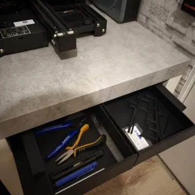 Ikea Lack: Ngăn kéo đơn giản + bracket