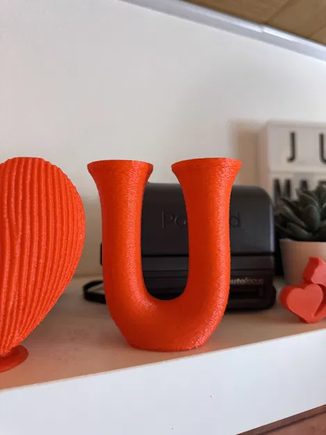 I love you – Bộ chữ trang trí kiêm bình cắm hoa (Fuzzy Skin) - Image 5