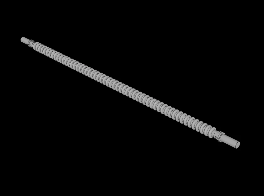 Lego Compatible (57539.dat) Hose Flexible 19L - Image 1