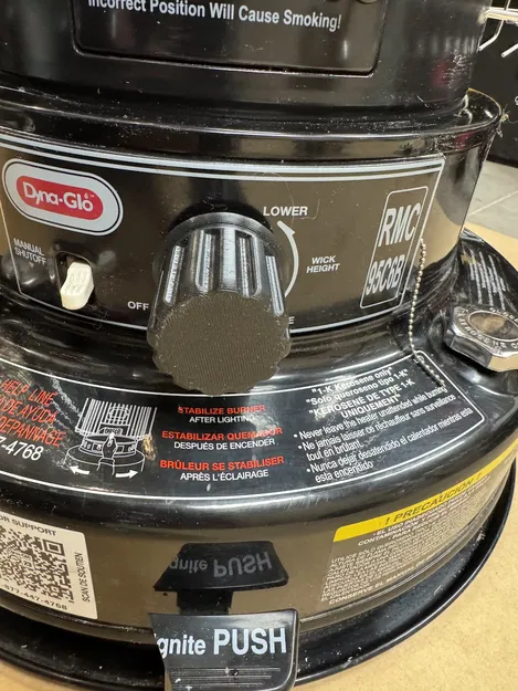 Núm vặn chỉnh độ cao bấc (Wick Height Adjustment Knob) - Image 3