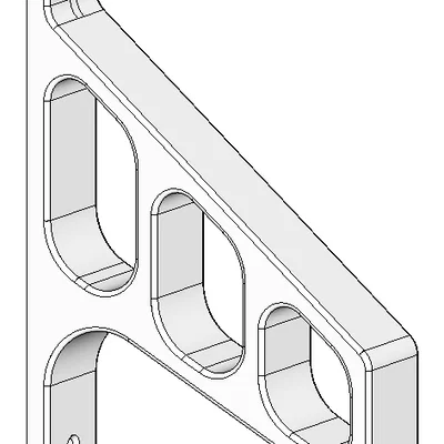 Móc treo áo gắn tường cho 3 móc treo
