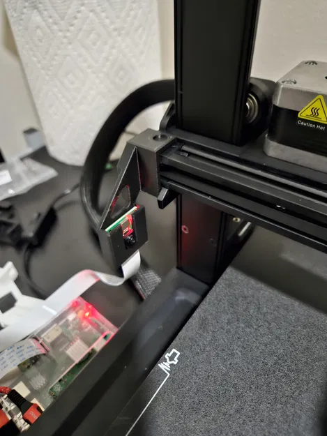 Ngàm gắn camera Raspberry Pi cho Ender 3D V3 SE - Image 1