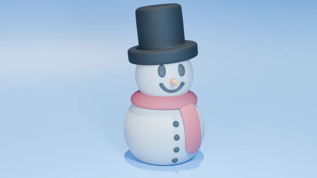Người Tuyết Dễ Thương (Cute Snow Man) - Image 1