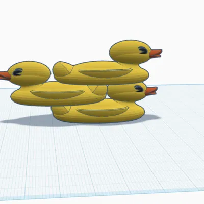 Vịt xếp chồng (in được 3 con cùng lúc)
