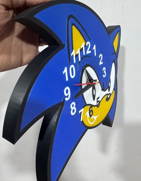 Relogio sonic – Đồng hồ Sonic treo tường - Image 2
