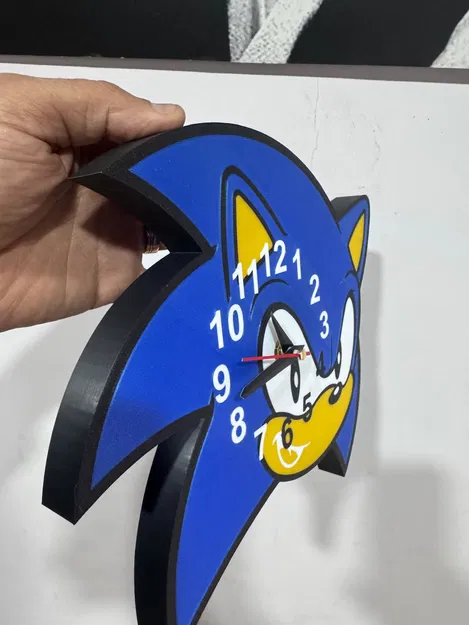 Relogio sonic – Đồng hồ Sonic treo tường - Image 3