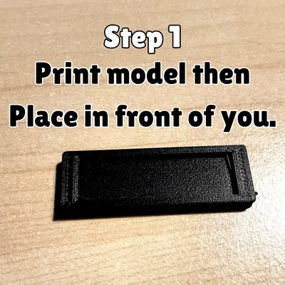 Móc khóa nhét nhãn giấy (kèm hướng dẫn) (Print in Place) in nhanh