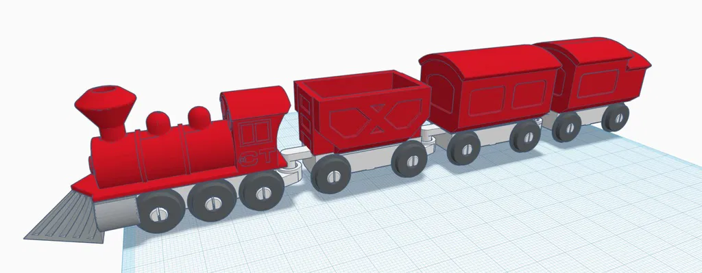 Bộ tàu hỏa đồ chơi (Toy Train set) - Image 1