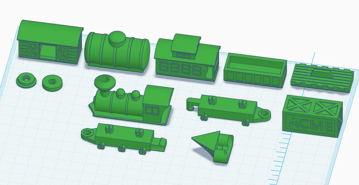 Tàu Đồ Chơi Nhỏ (Small Toy Train) - Image 1