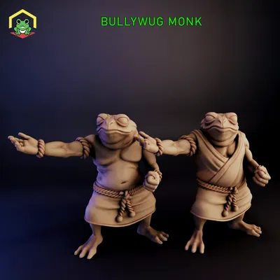 Bullywug Monk – Mô hình in 3D
