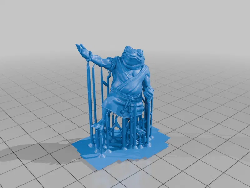 Bullywug Monk – Mô hình in 3D - Image 4