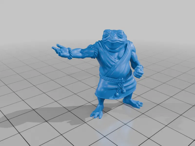 Bullywug Monk – Mô hình in 3D - Image 7