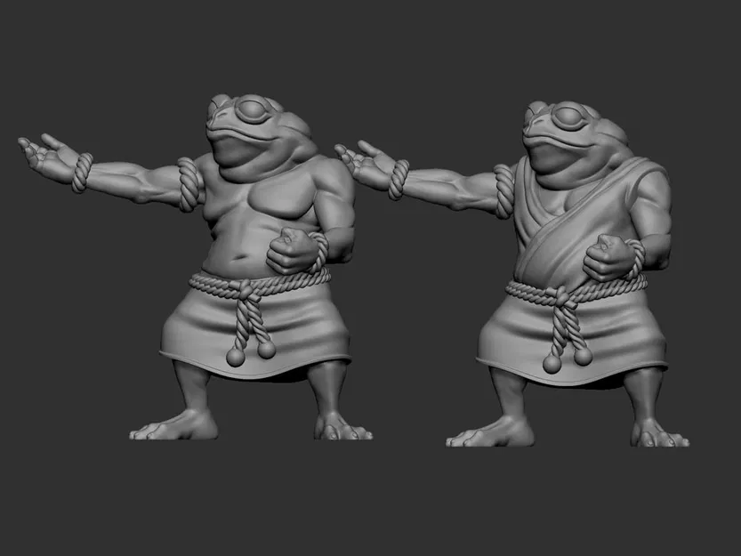 Bullywug Monk – Mô hình in 3D - Image 8
