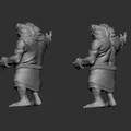 Bullywug Monk – Mô hình in 3D - Thumbnail 9