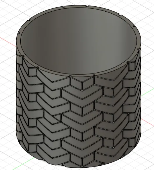 brickplanter - Cache-pot tối giản cho in 3D - Image 1