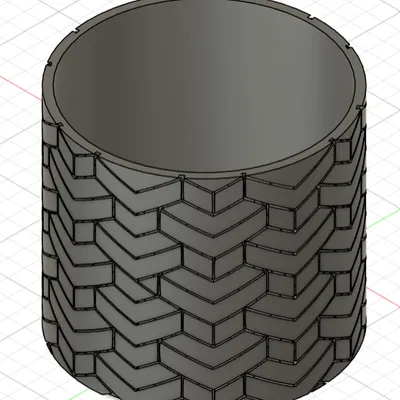 brickplanter - Cache-pot tối giản cho in 3D