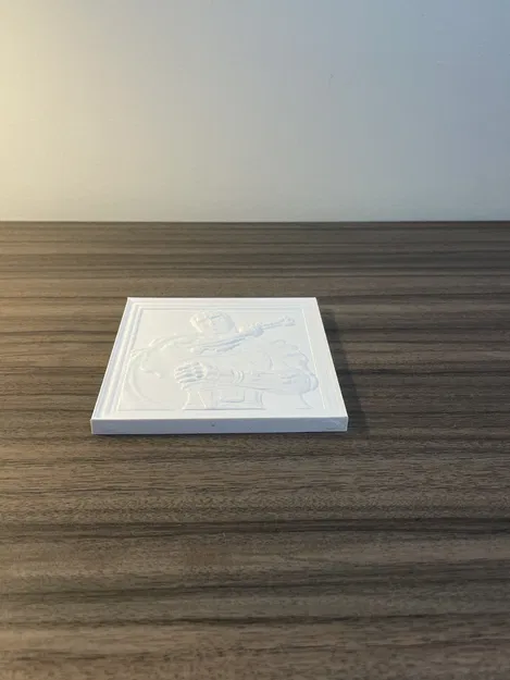 Relief Berserk | Chân dung Guts để in - Image 4