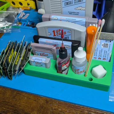 Trạm vệ sinh máy chơi game cổ điển (Vintage Game Console Cleaning Station)