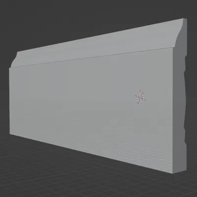 Len chân tường kiểu Colonial 7/16" x 3"