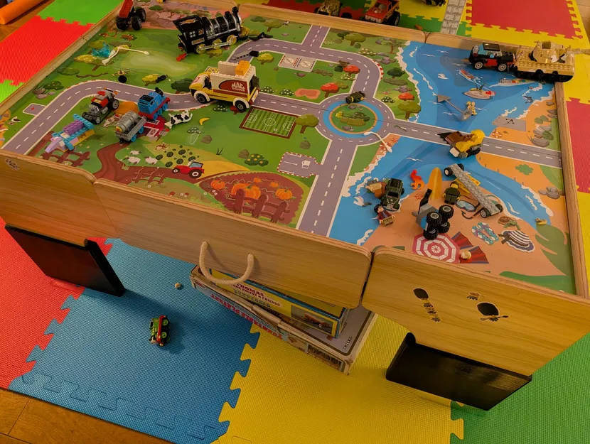 Riser nâng chân bàn tàu hỏa Hobby Lobby Play Train Table - Image 2