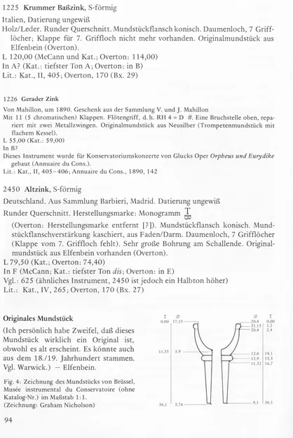 Mouthpiece cornett Brussels – Musée instrumental du Conservatoire - Image 1