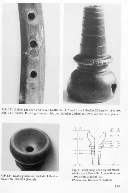 Miệng kèn cornett từ Bảo tàng St. Annen Lübeck 1893.59 - Image 1