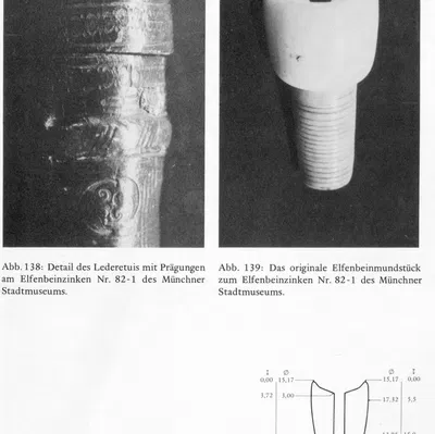 Miệng thổi cornett từ Munich, City Museum 82-1