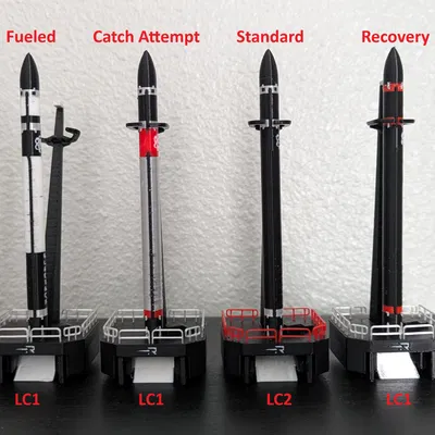 Rocket Lab Electron kèm Bệ phóng (Launch Pad) tỉ lệ 1:144