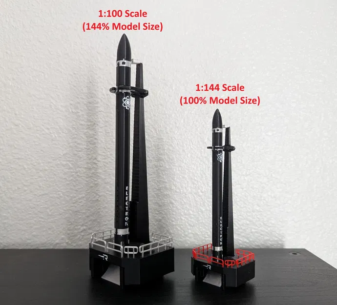 Rocket Lab Electron kèm Bệ phóng (Launch Pad) tỉ lệ 1:144 - Image 2