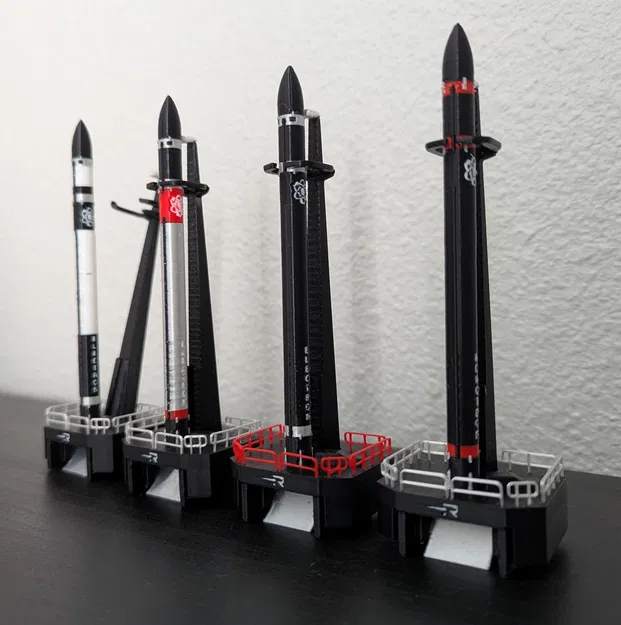 Rocket Lab Electron kèm Bệ phóng (Launch Pad) tỉ lệ 1:144 - Image 3