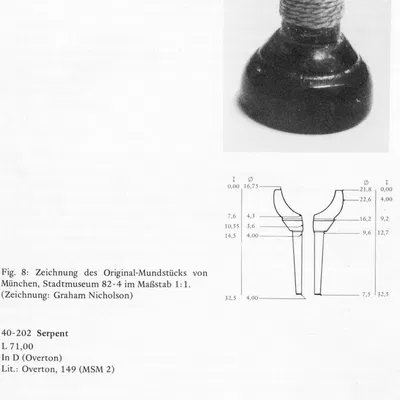 Miệng thổi cornett từ Munich, City Museum 82-4