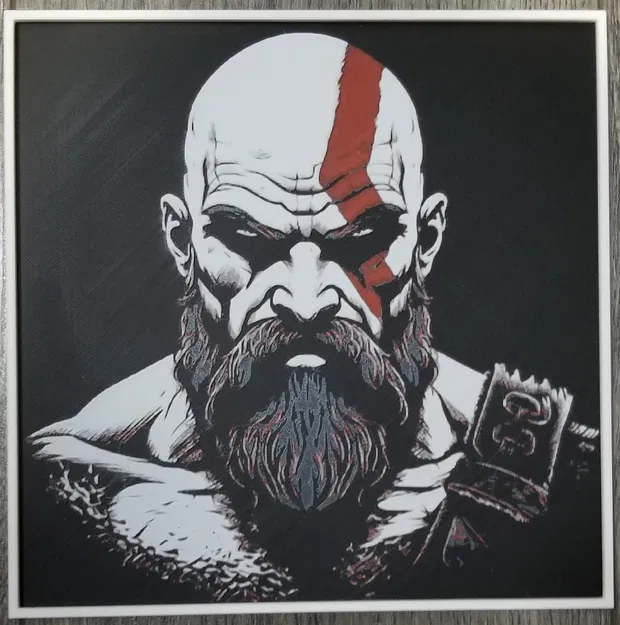 God of War - Chân dung Kratos (Portrait) - Image 1