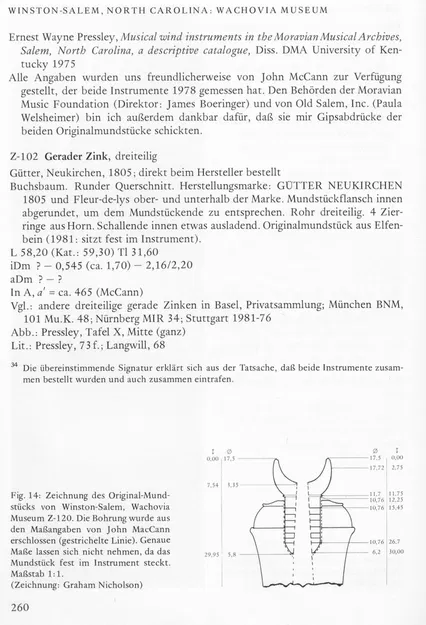 Mouthpiece cornett từ Winston-Salem, Wachovia Museum Z-120 - Image 1