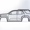 Toyota 4Runner Thế hệ 6 – 2D Wall Art - Thumbnail 1