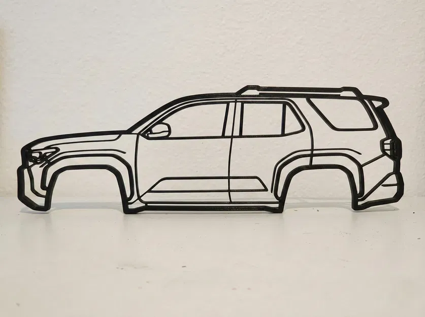 Toyota 4Runner Thế hệ 6 – 2D Wall Art - Image 2