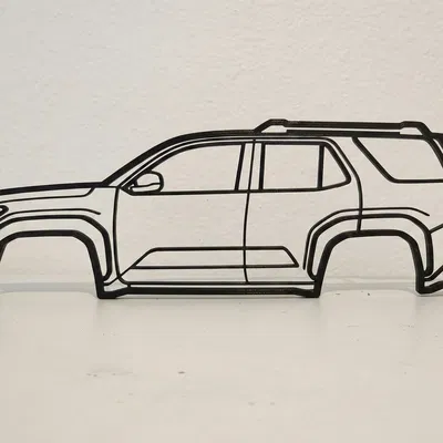 Toyota 4Runner Thế hệ 6 – 2D Wall Art