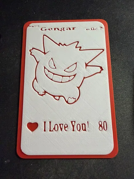 Thiệp Valentine Gengar - Image 1