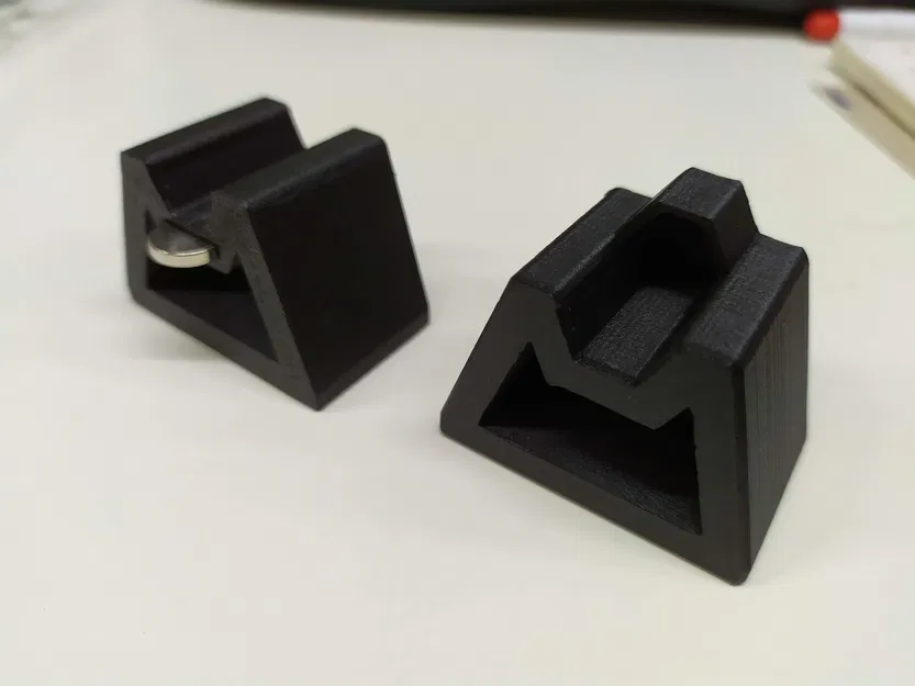 Giá đỡ nam châm cho honing steel rod gắn lên khối dao - Image 3