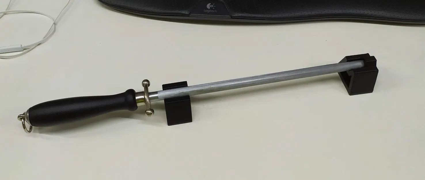 Giá đỡ nam châm cho honing steel rod gắn lên khối dao - Image 5