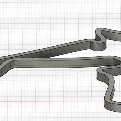Móc khóa đường đua Zandvoort (F1)