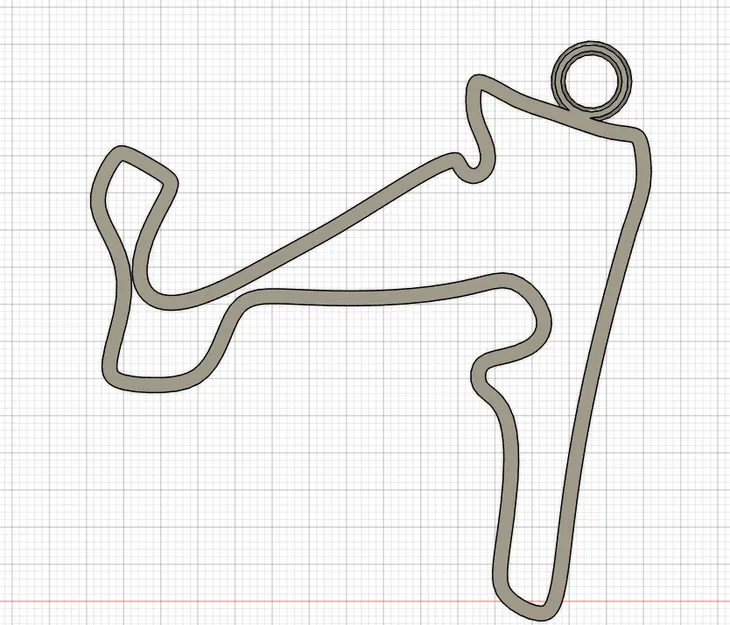 Móc khóa đường đua Zandvoort (F1) - Image 2