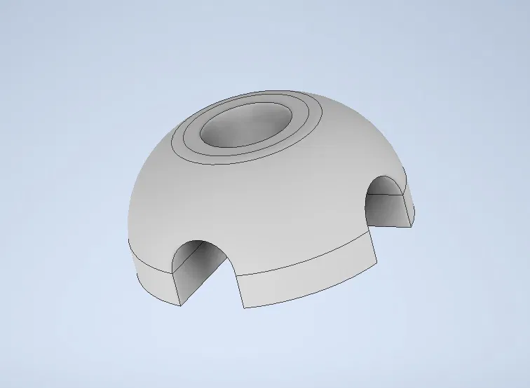 Đầu nối resin infusion đường kính tối đa 1.25" với đỉnh bo tròn - Image 1