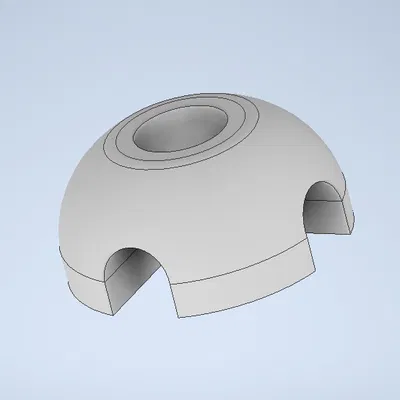 Đầu nối resin infusion đường kính tối đa 1.25" với đỉnh bo tròn