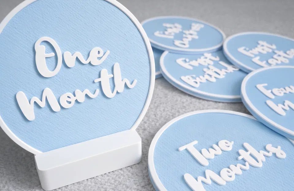 Thẻ Đánh Dấu Cột Mốc Cho Bé (Baby Milestone Markers) - Image 1
